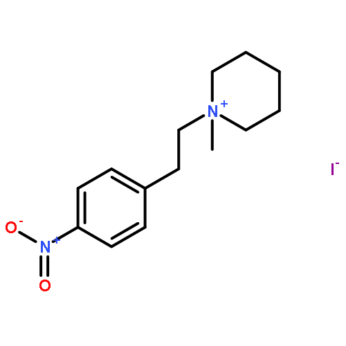 PIPERIDINIUM, 1-METHYL-1-[2-(4-NITROPHENYL)ETHYL]-, IODIDE