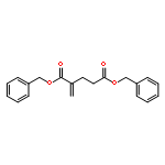 Pentanedioic acid, 2-methylene-, bis(phenylmethyl) ester