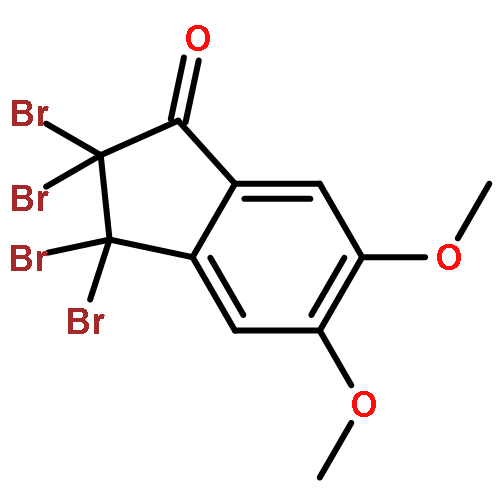 1H-Inden-1-one, 2,2,3,3-tetrabromo-2,3-dihydro-5,6-dimethoxy-