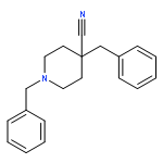 4-Piperidinecarbonitrile, 1,4-bis(phenylmethyl)-