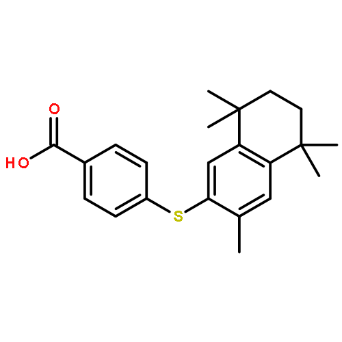 4-[(3,5,5,8,8-pentamethyl-5,6,7,8-tetrahydronaphthalen-2-yl)sulfanyl]benzoic acid