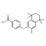 6-[(3,5,5,8,8-pentamethyl-5,6,7,8-tetrahydronaphthalen-2-yl)sulfanyl]pyridine-3-carboxylic acid