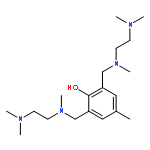 PHENOL, 2,6-BIS[[[2-(DIMETHYLAMINO)ETHYL]METHYLAMINO]METHYL]-4-METHYL-