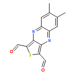 Thieno[3,4-b]quinoxaline-1,3-dicarboxaldehyde, 6,7-dimethyl-