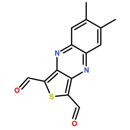 Thieno[3,4-b]quinoxaline-1,3-dicarboxaldehyde, 6,7-dimethyl-