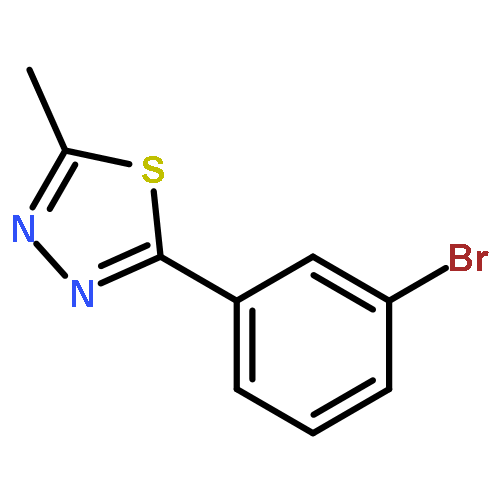 2-(3-Bromophenyl)-5-methyl-1,3,4-thiadiazole