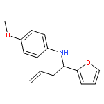 N-(1-(Furan-2-yl)but-3-en-1-yl)-4-methoxyaniline