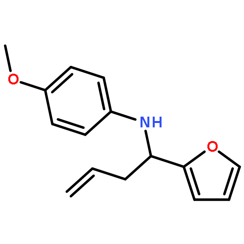 N-(1-(Furan-2-yl)but-3-en-1-yl)-4-methoxyaniline