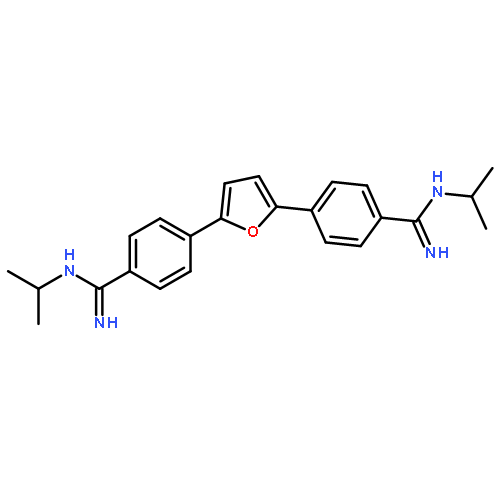 Benzenecarboximidamide, 4,4'-(2,5-furandiyl)bis[N-(1-methylethyl)-