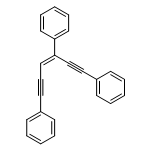 Benzene, 1,1',1''-(3Z)-3-hexene-1,5-diyne-1,3,6-triyltris-