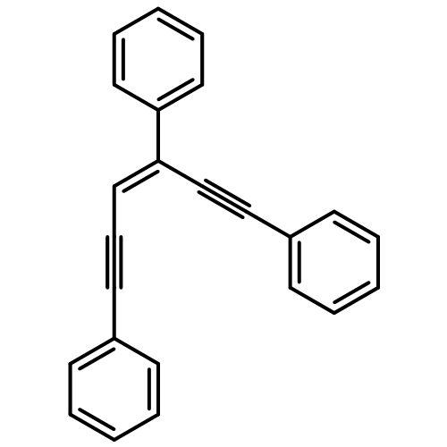 Benzene, 1,1',1''-(3Z)-3-hexene-1,5-diyne-1,3,6-triyltris-