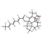 9alpha-hydroxy-6beta-[(2E,4E,6E)-octa-2,4,6-trienoyloxy]-5alpha-drim-7-en-11,12-olide