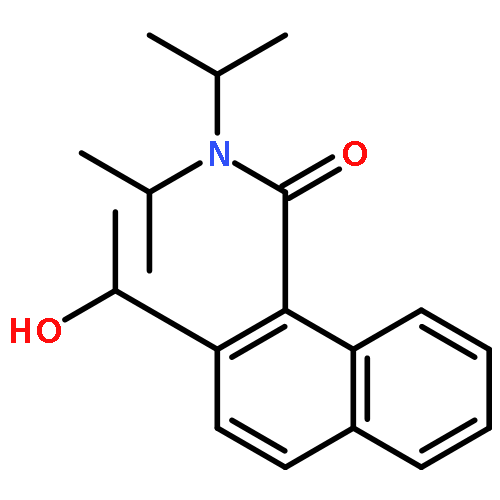 1-Naphthalenecarboxamide, 2-(1-hydroxyethyl)-N,N-bis(1-methylethyl)-