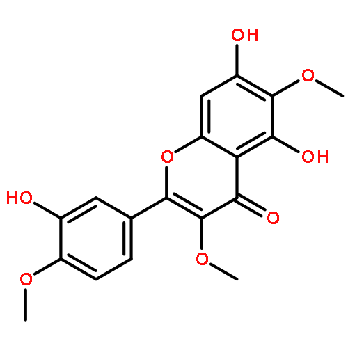 4H-1-Benzopyran-4-one,5,7-dihydroxy-2-(3-hydroxy-4-methoxyphenyl)-3,6-dimethoxy-