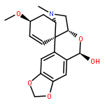 8H-[1,3]Dioxolo[6,7][2]benzopyrano[3,4-c]indol-8-ol,3,4,4a,5,6,6a-hexahydro-3-methoxy-5-methyl-, (3S,4aS,6aR,8R,13bS)-