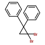 Benzene,1,1'-(2,2-dibromocyclopropylidene)bis-