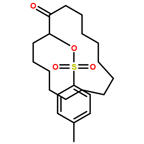 CYCLOPENTADECANONE, 2-[[(4-METHYLPHENYL)SULFONYL]OXY]-