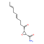 2-Oxiranecarboxamide,3-[(4E,7E)-1-oxo-4,7-nonadien-1-yl]-, (2R,3S)-