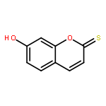 2H-1-Benzopyran-2-thione, 7-hydroxy-