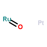 Platinum ruthenium oxide