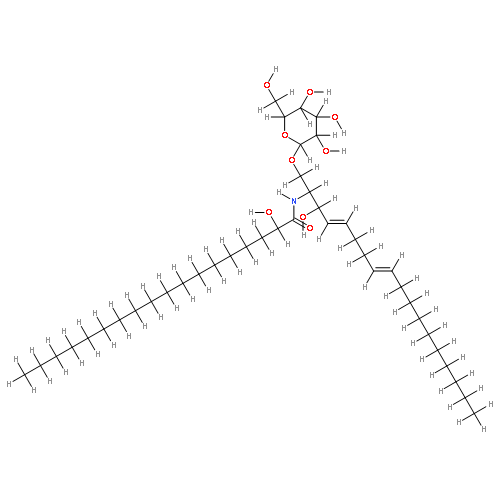 (2S,3R,4E,8E,2'R)-1-O-(beta-D-glucopyranosyl)-N-(2'-hydroxyoctadecanoyl)-4,8-sphingadienine