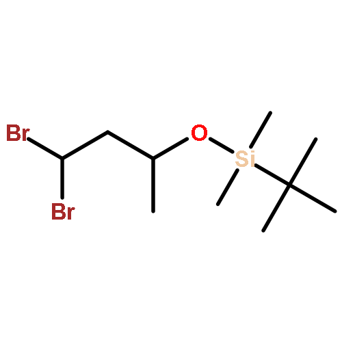 Silane, (3,3-dibromo-1-methylpropoxy)(1,1-dimethylethyl)dimethyl-