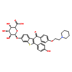 b-D-Glucopyranosiduronic acid,2-(4-hydroxyphenyl)-3-[4-[2-(1-piperidinyl)ethoxy]benzoyl]benzo[b]thien-6-yl