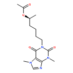 [(2S)-6-(3,7-dimethyl-2,6-dioxopurin-1-yl)hexan-2-yl] acetate