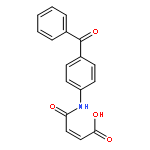 2-Butenoic acid, 4-[(4-benzoylphenyl)amino]-4-oxo-, (Z)-