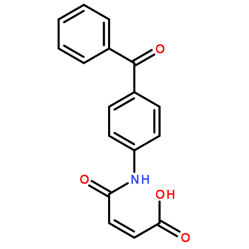 2-Butenoic acid, 4-[(4-benzoylphenyl)amino]-4-oxo-, (Z)-