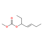 Carbonic acid, (2E)-1-ethyl-2-pentenyl methyl ester