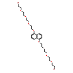 Naphthalene, 1,5-bis[2-[2-[2-(2-bromoethoxy)ethoxy]ethoxy]ethoxy]-