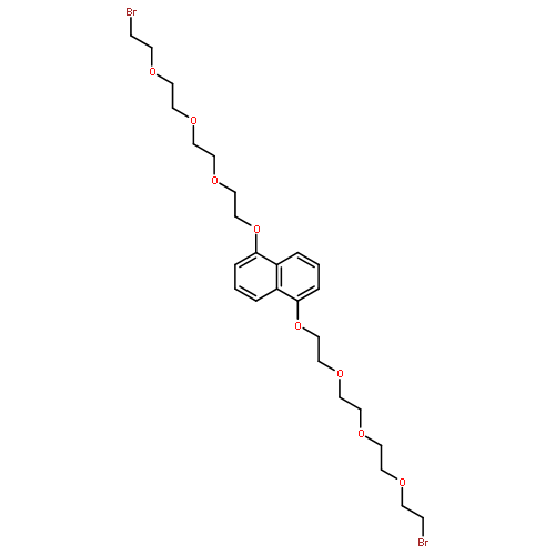 Naphthalene, 1,5-bis[2-[2-[2-(2-bromoethoxy)ethoxy]ethoxy]ethoxy]-