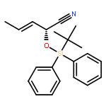 3-Pentenenitrile, 2-[[(1,1-dimethylethyl)diphenylsilyl]oxy]-, (2R,3E)-