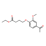 4-(4-Acetyl-2-methoxyphenoxy)-butanoic Acid Ethyl Ester