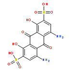 2,7-Anthracenedisulfonicacid, 4,5-diamino-9,10-dihydro-1,8-dihydroxy-9,10-dioxo-