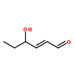 2-Hexenal, 4-hydroxy-