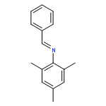 Benzenamine, 2,4,6-trimethyl-N-(phenylmethylene)-