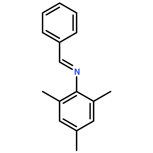 Benzenamine, 2,4,6-trimethyl-N-(phenylmethylene)-