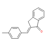 1H-Inden-1-one, 2,3-dihydro-2-[(4-methylphenyl)methylene]-, (2E)-