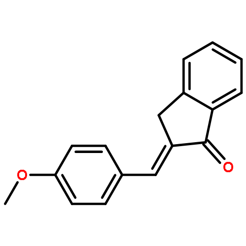 1H-Inden-1-one, 2,3-dihydro-2-[(4-methoxyphenyl)methylene]-, (E)-