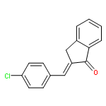 1H-Inden-1-one, 2-[(4-chlorophenyl)methylene]-2,3-dihydro-, (2E)-