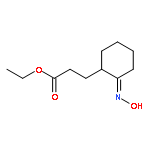 Cyclohexanepropanoic acid, 2-(hydroxyimino)-, ethyl ester