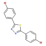 1,3,4-Thiadiazole, 2,5-bis(4-bromophenyl)-