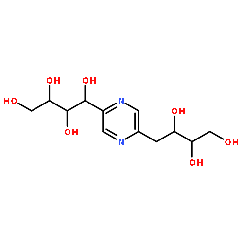 1,2,3,4-Butanetetrol,1-[5-[(2S,3R)-2,3,4-trihydroxybutyl]-2-pyrazinyl]-, (1R,2S,3R)-