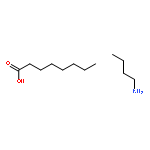 Octanoic acid, compd. with 1-butanamine (1:1)