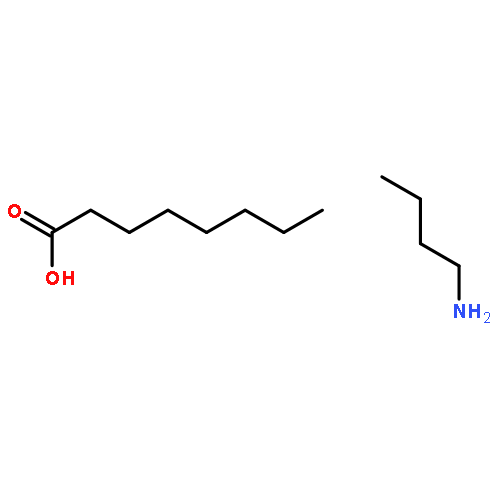 Octanoic acid, compd. with 1-butanamine (1:1)