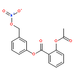 Benzoic acid,2-(acetyloxy)-, 3-[(nitrooxy)methyl]phenyl ester