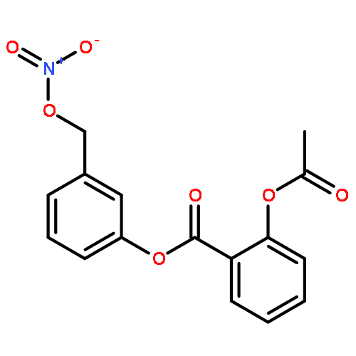 Benzoic acid,2-(acetyloxy)-, 3-[(nitrooxy)methyl]phenyl ester