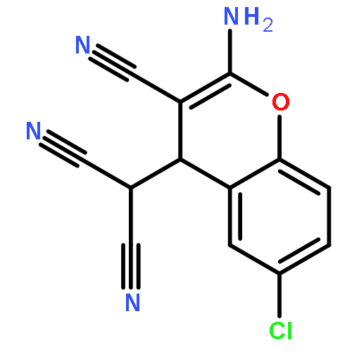 2-(2-Amino-6-chloro-3-cyano-4H-chromen-4-yl)malononitrile